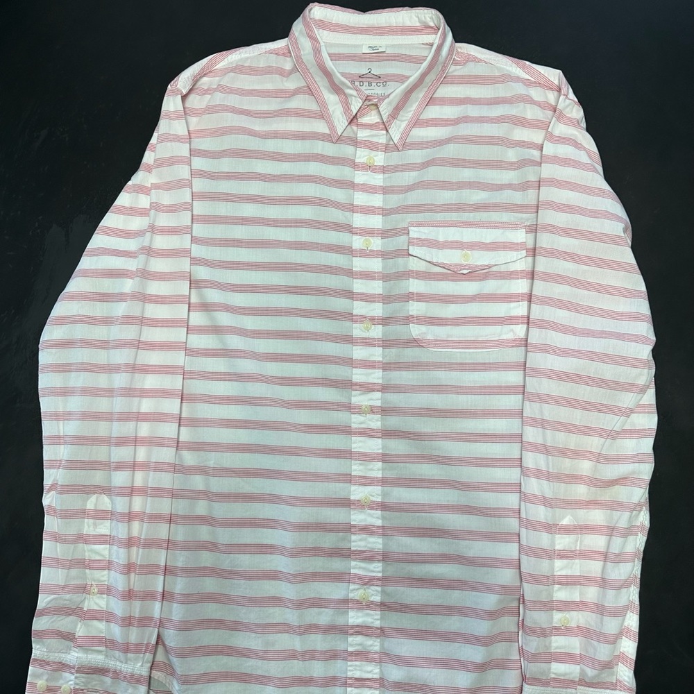 GAP x B.D.B Co Striped Button Up